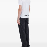 MM6 Maison Margiela Printed Cotton T-shirt - White