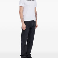 MM6 Maison Margiela Printed Cotton T-shirt - White