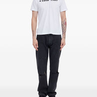 MM6 Maison Margiela Printed Cotton T-shirt - White