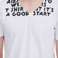 MM6 Maison Margiela Printed Cotton T-shirt - White