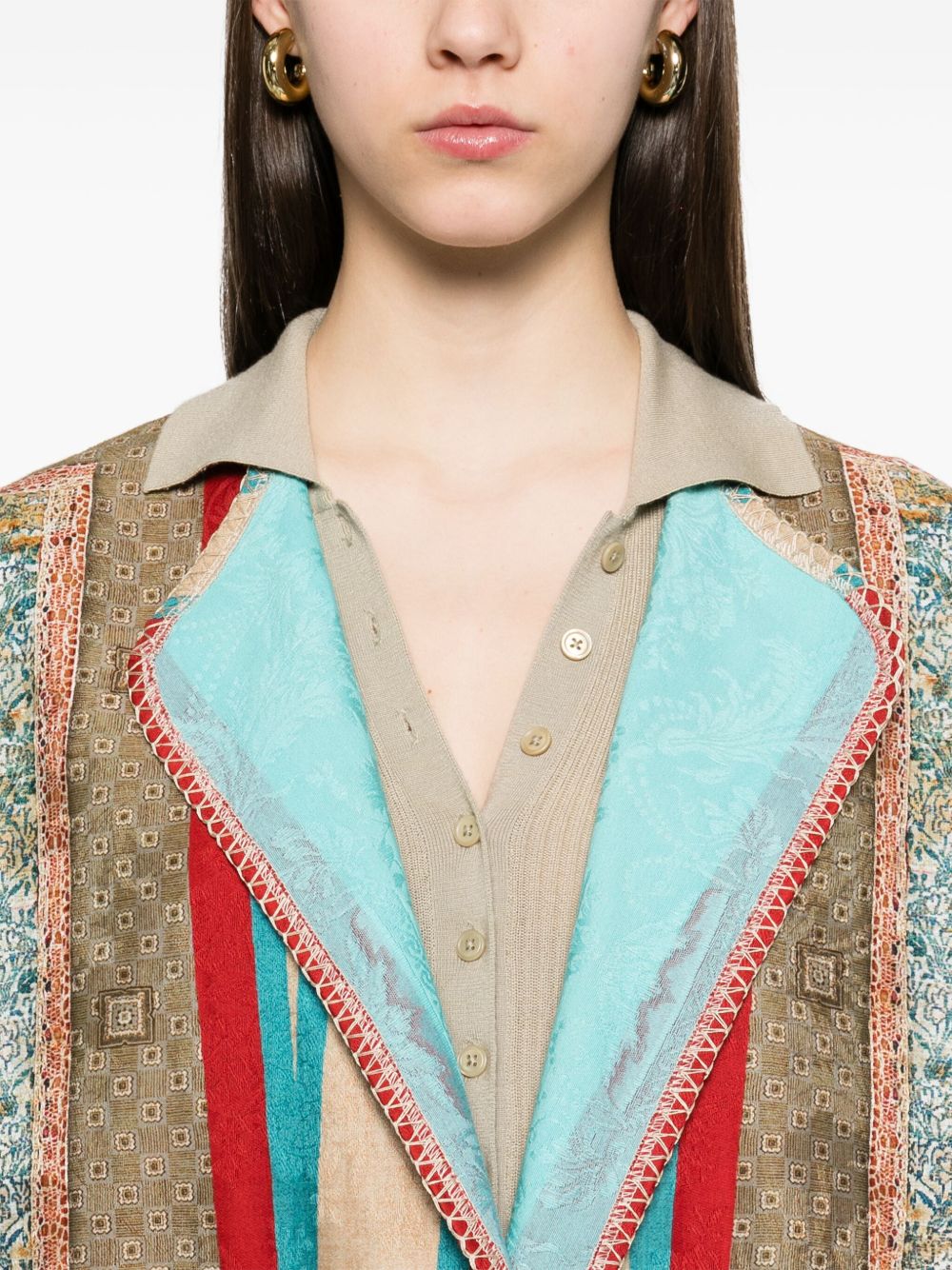 Pierre Louis Mascia Silk Jacket