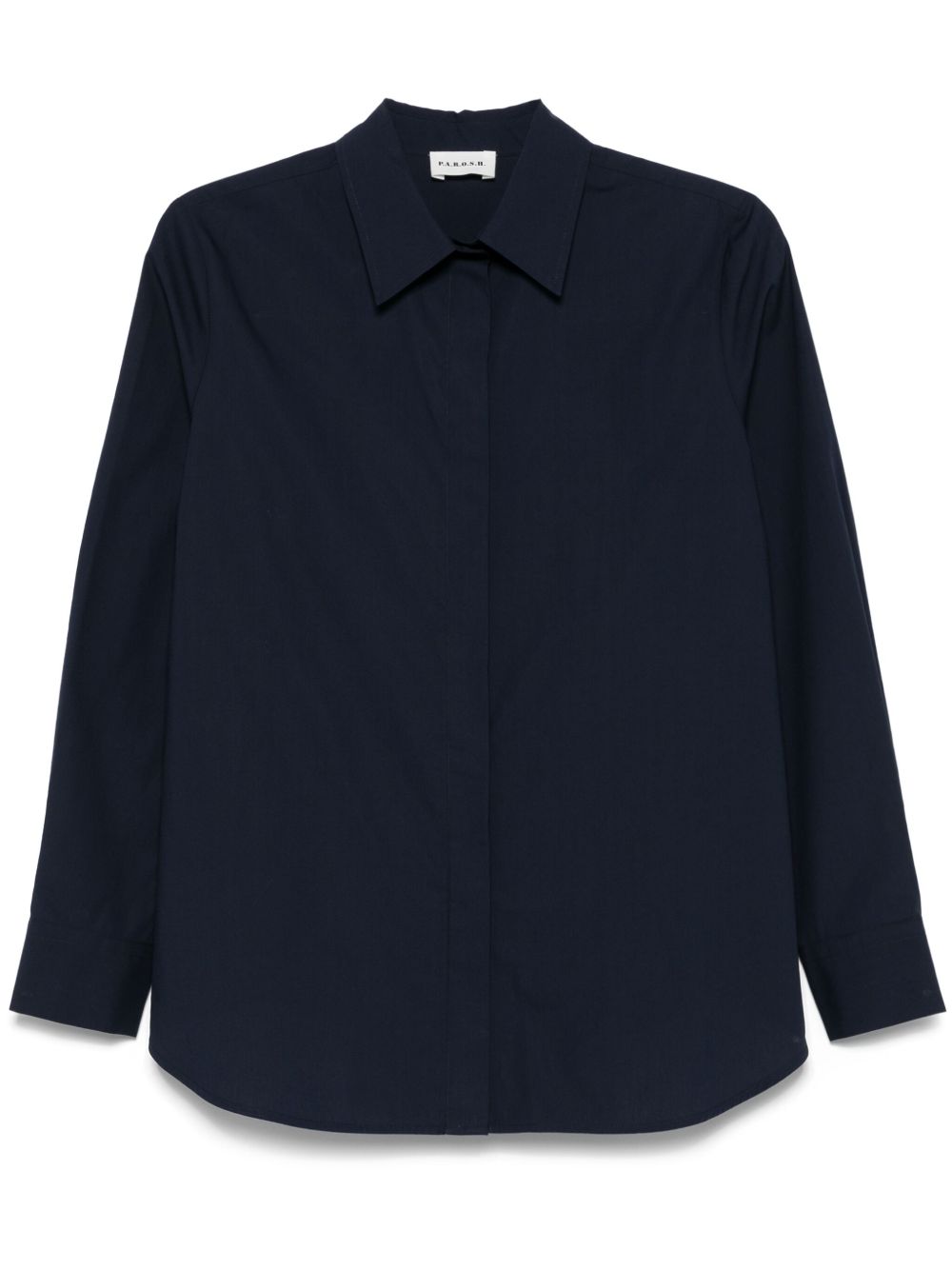 Parosh Cotton Shirt In Blue