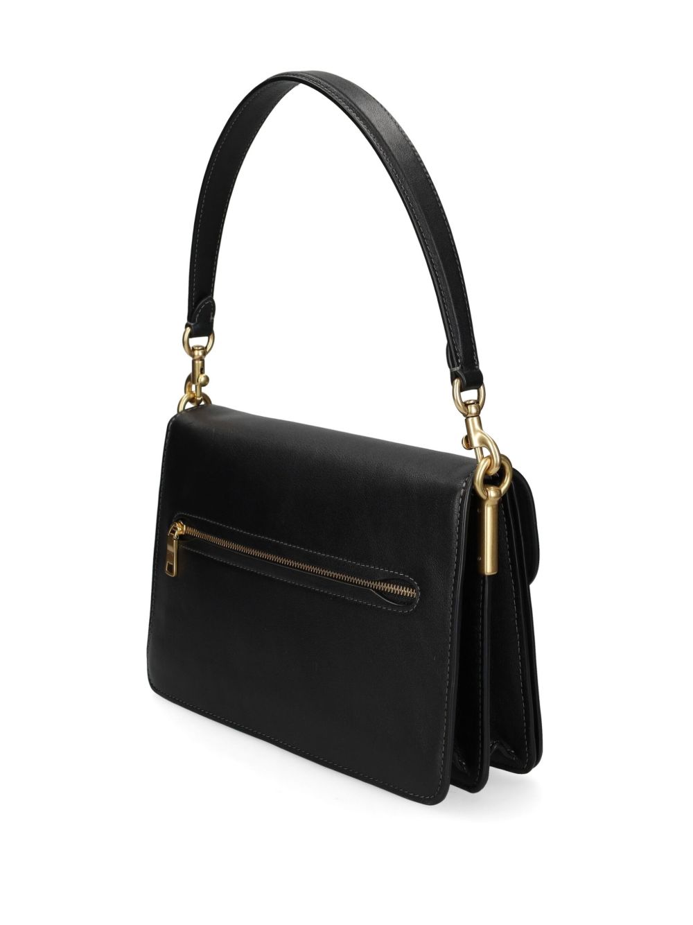 Coach Chain Tabby Shoulder Bag In Black