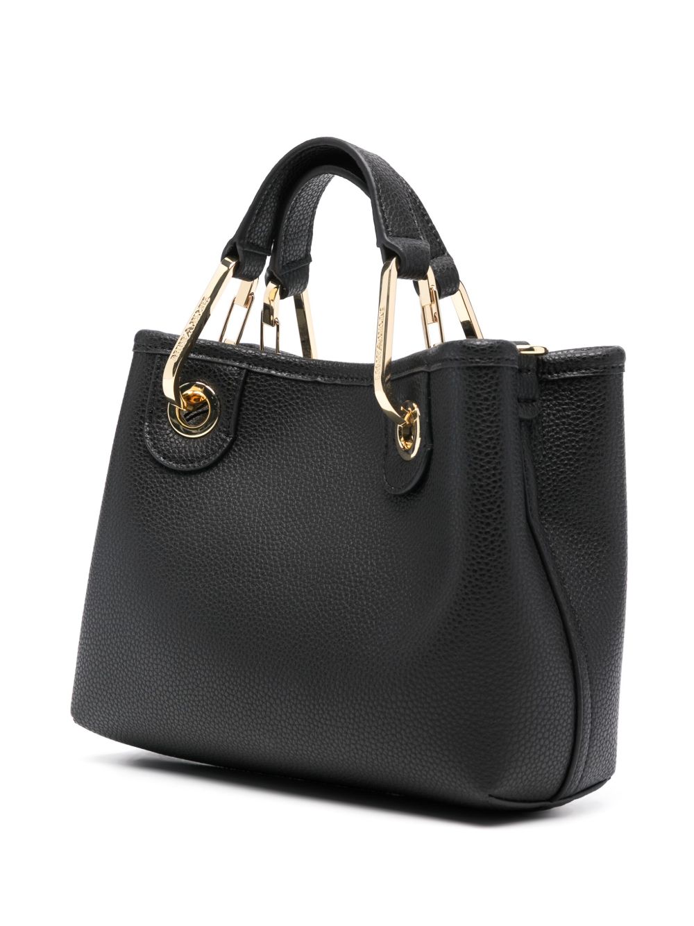 Emporio Armani Faux Leather Shopper Bag