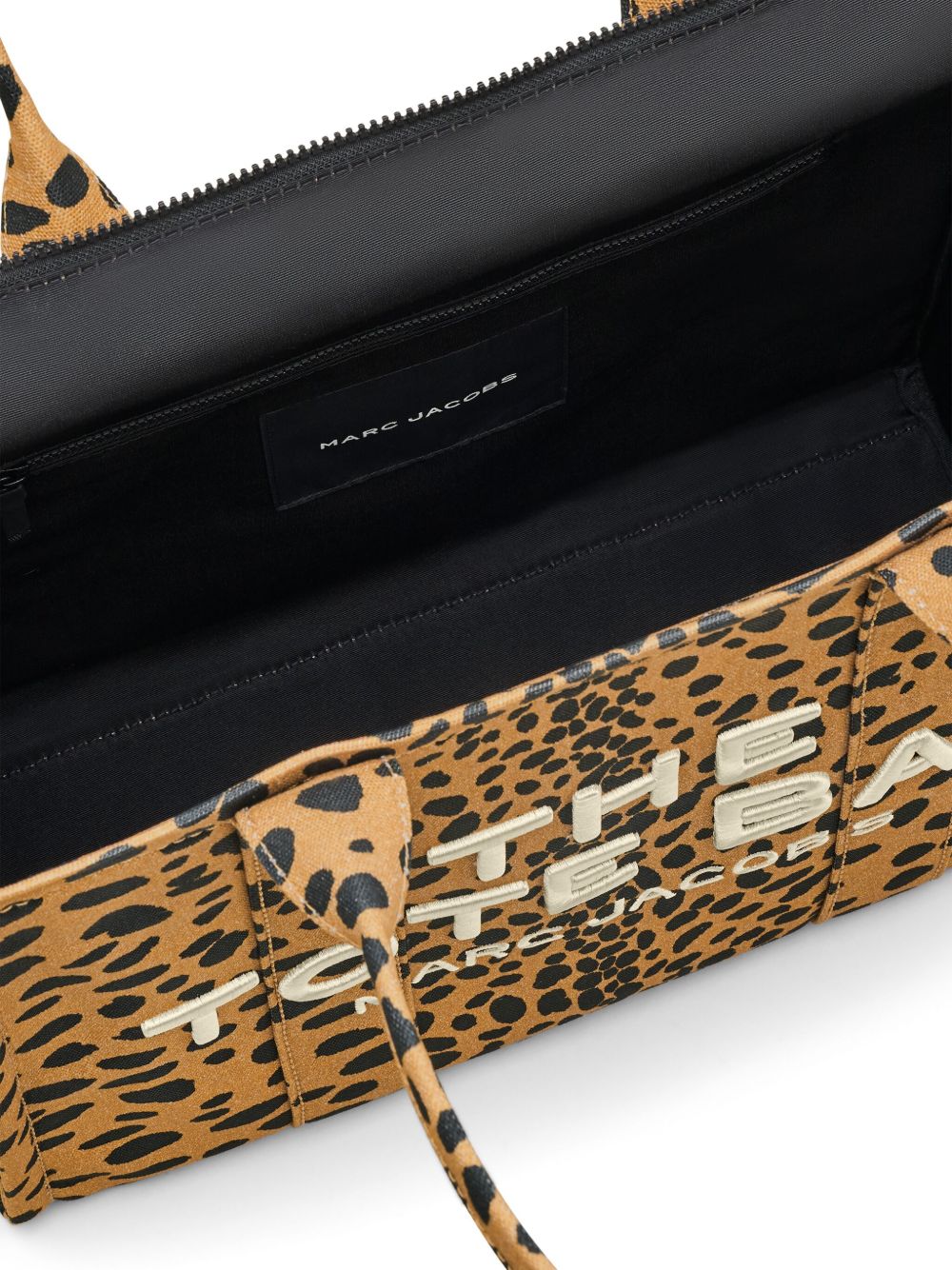 Marc Jacobs Cheetah Large Canvas Tote Bag