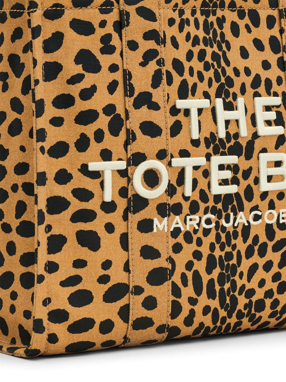 Marc Jacobs Cheetah Large Canvas Tote Bag