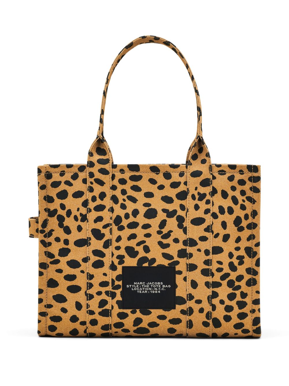 Marc Jacobs Cheetah Large Canvas Tote Bag