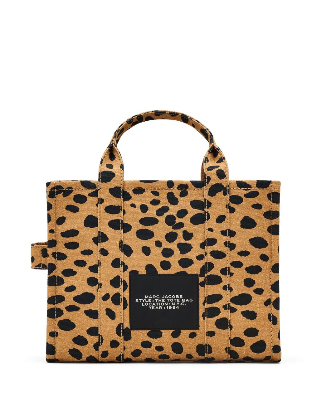 Marc Jacobs Cheetah Medium Canvas Tote Bag