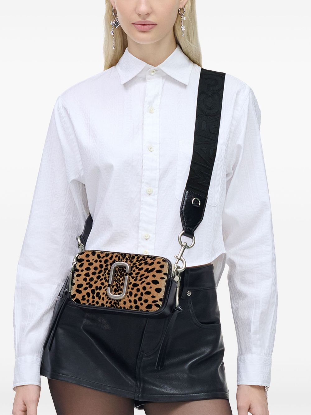 Marc Jacobs Cheeetah Snapshot Crossbody Bag