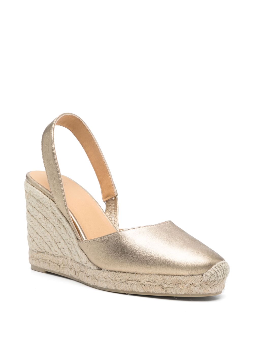 Castaner Espadrille Sandals In Gold