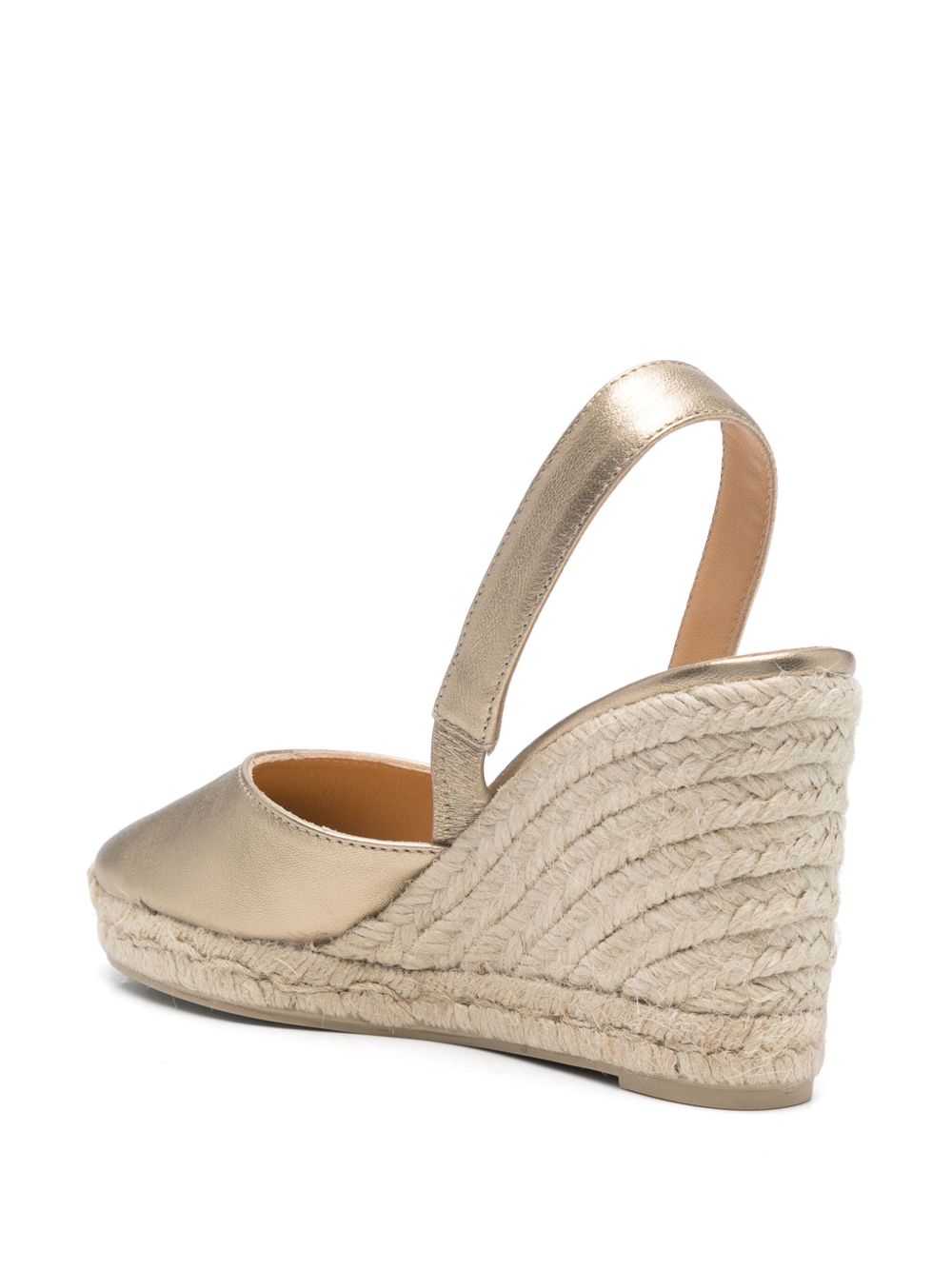 Castaner Espadrille Sandals In Gold