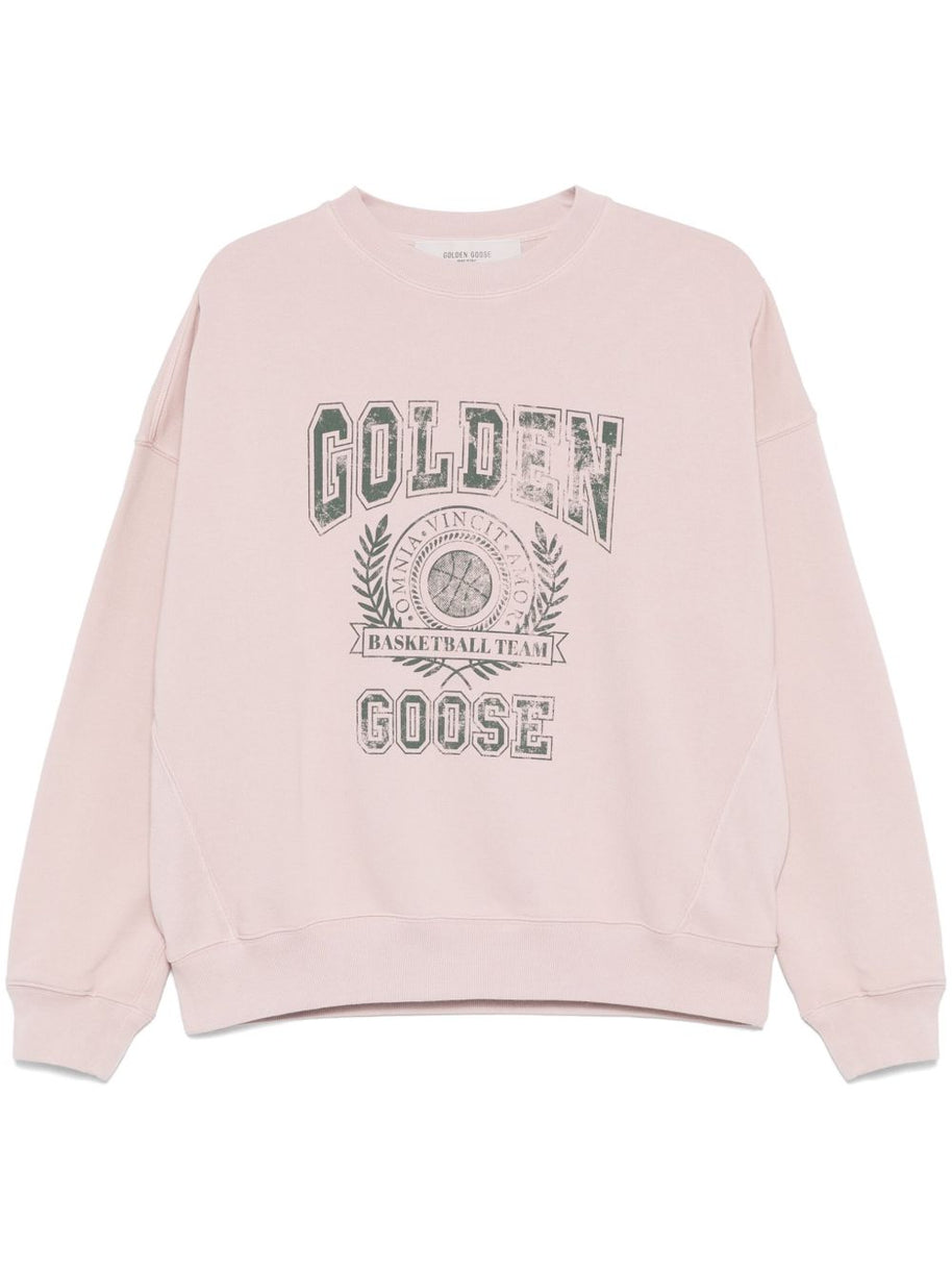 Golden Goose Sweatershirt In Pink