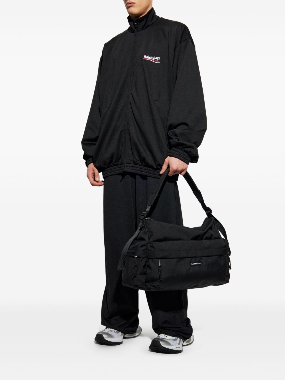 Balenciaga Political Campaign Blouson Jacket - Black