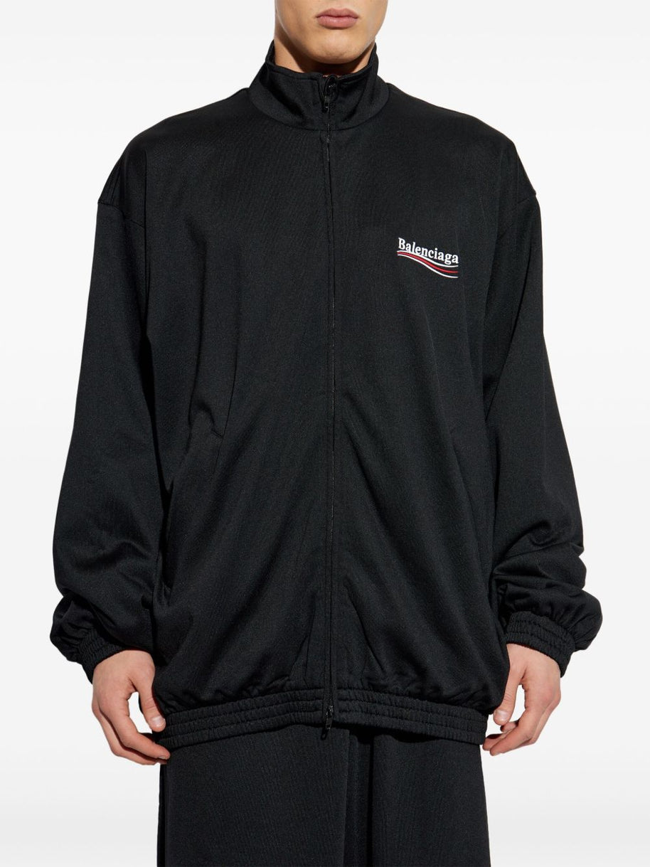 Balenciaga Political Campaign Blouson Jacket - Black