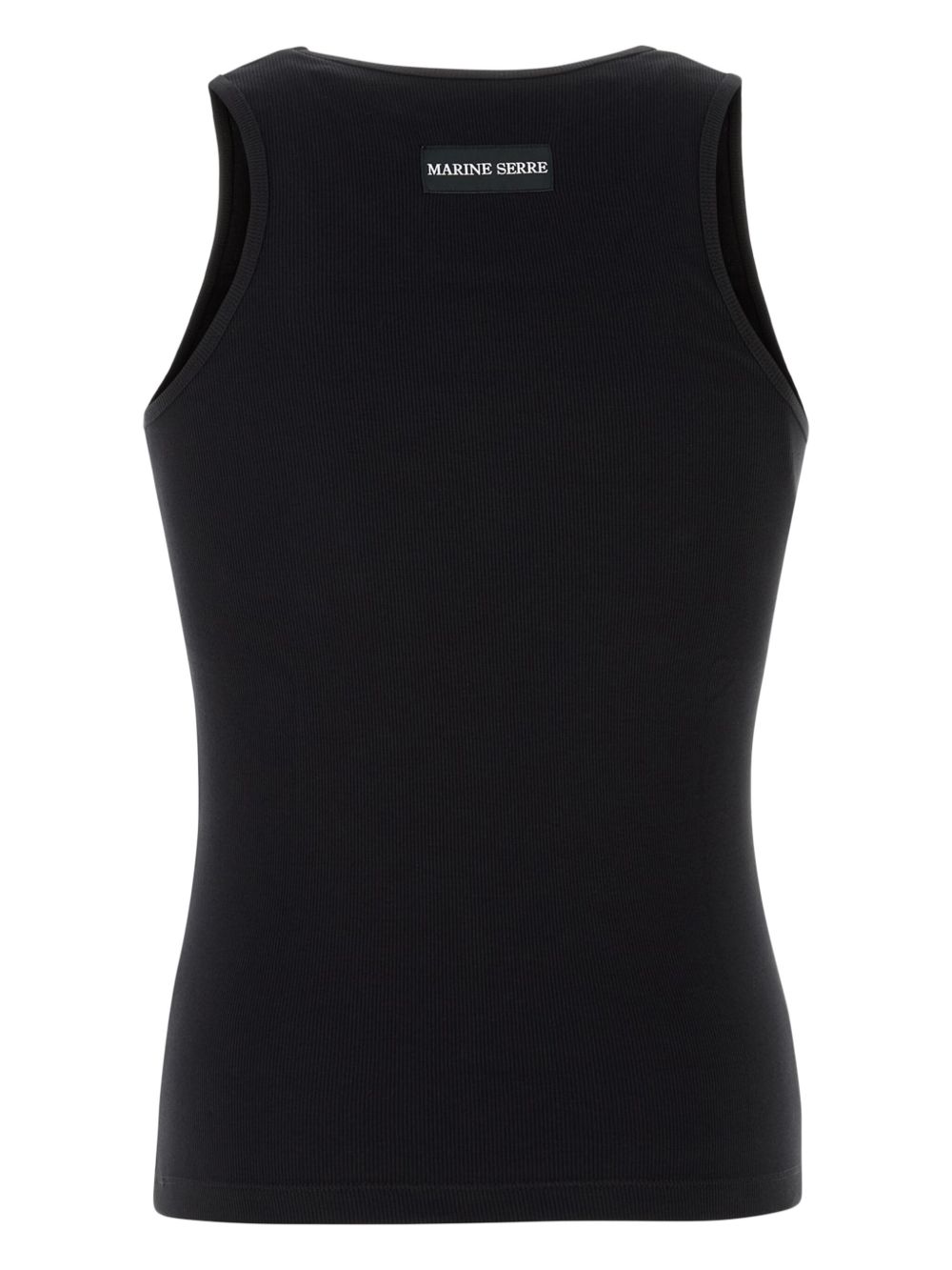 MARINE SERRE Moon Tank Top In Black