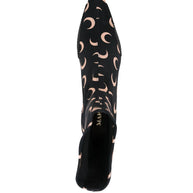 MARINE SERRE Moon Sock Boots In Black
