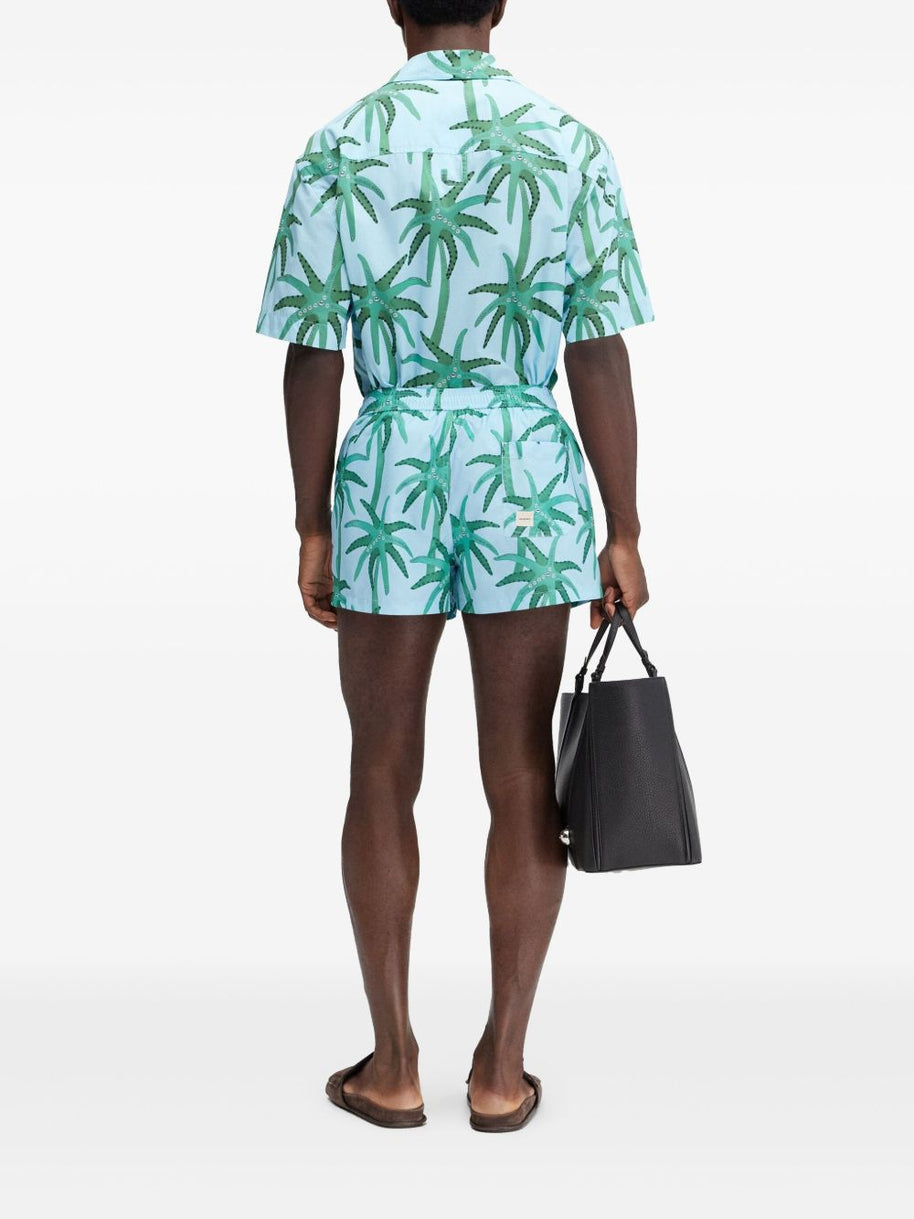 JACQUEMUS Swim Shorts In Clear Blue
