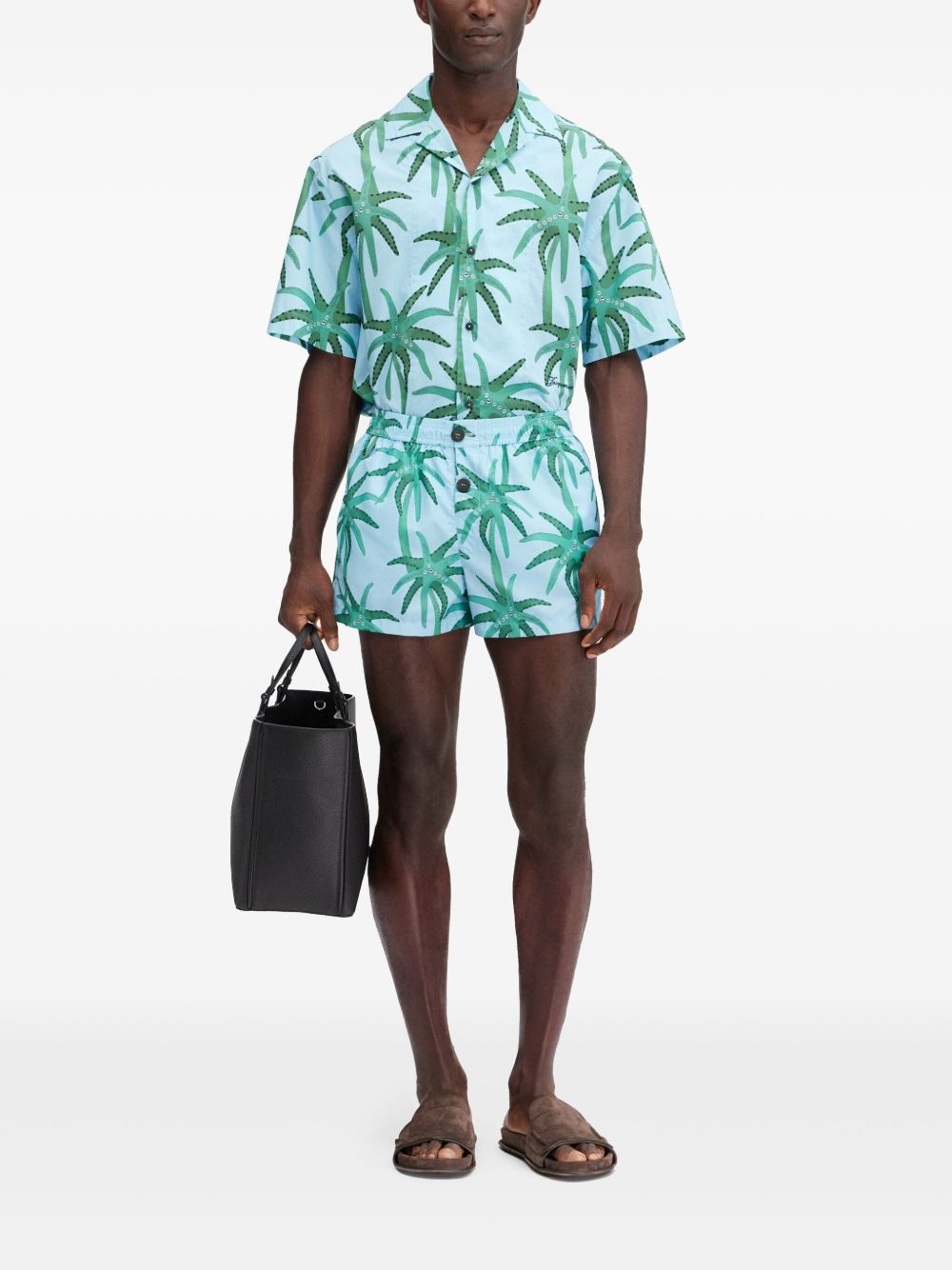 JACQUEMUS Swim Shorts In Clear Blue