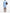JACQUEMUS Striped Shorts In Clear Blue