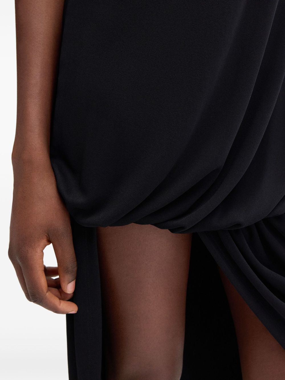 JACQUEMUS Peplo Mini Dress In Black