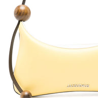 JACQUEMUS The Bisou Perle Shoulder Bag In Yellow