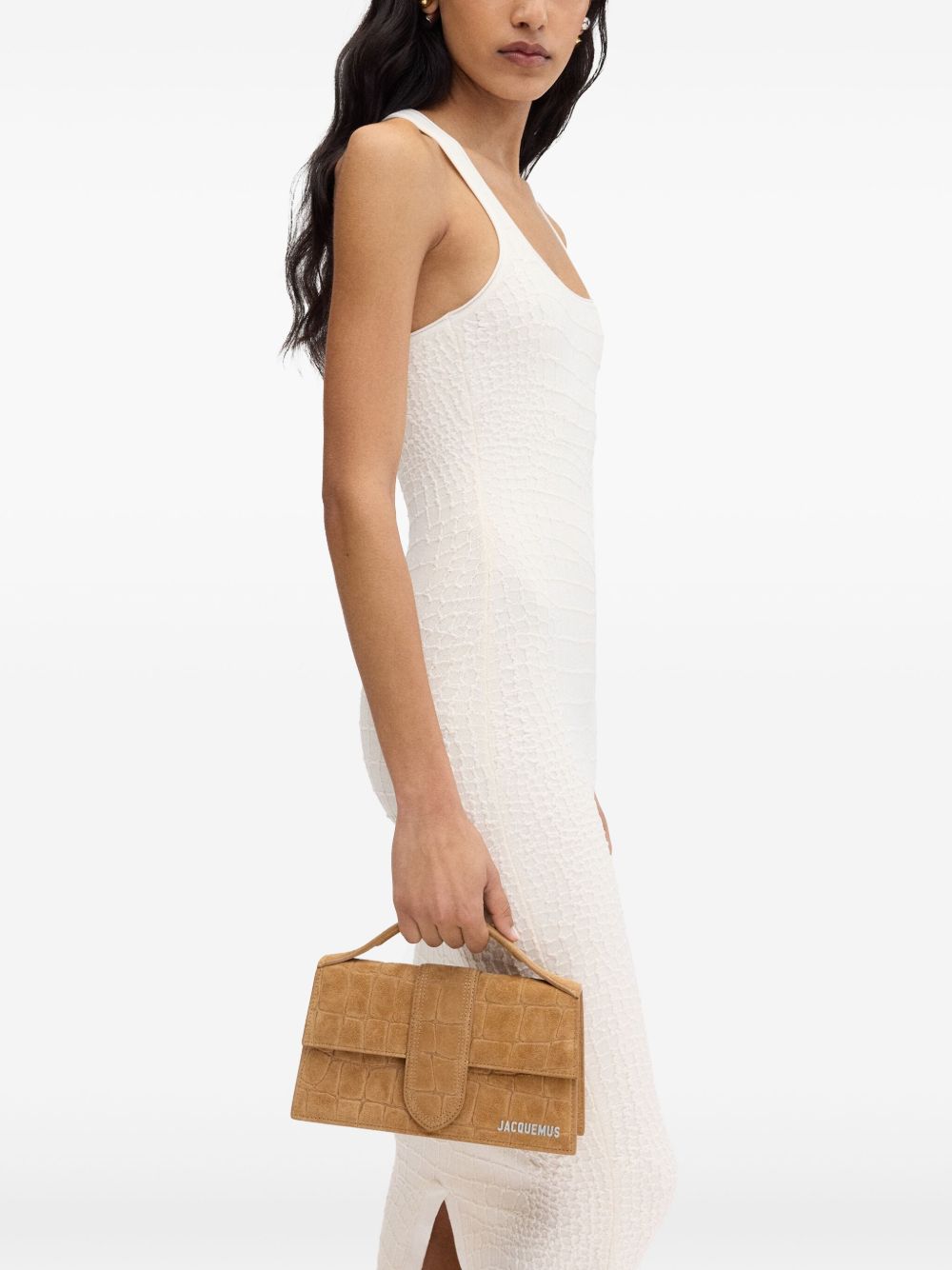 JACQUEMUS Le Grand Bambino Shoulder Bag In Camel
