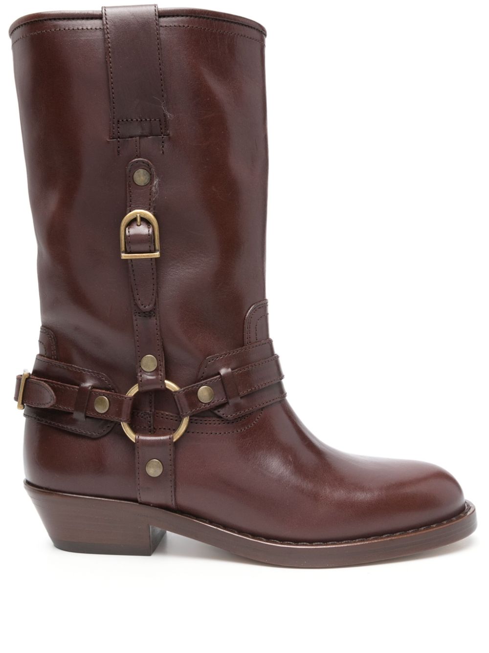 Isabel Marant Heiko Leather Boots - Brown