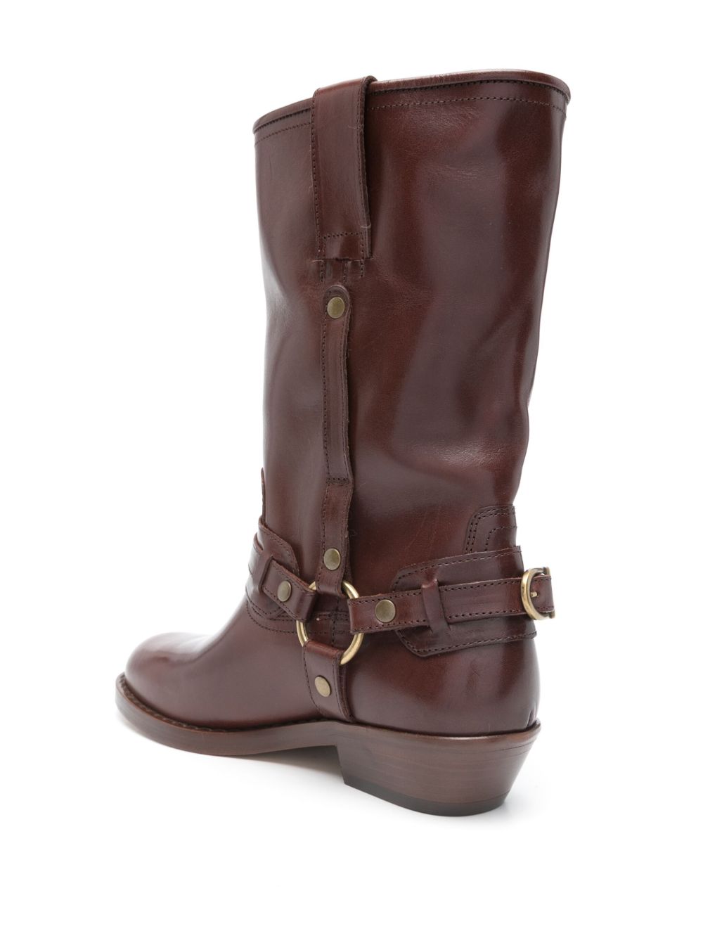 Isabel Marant Heiko Leather Boots - Brown