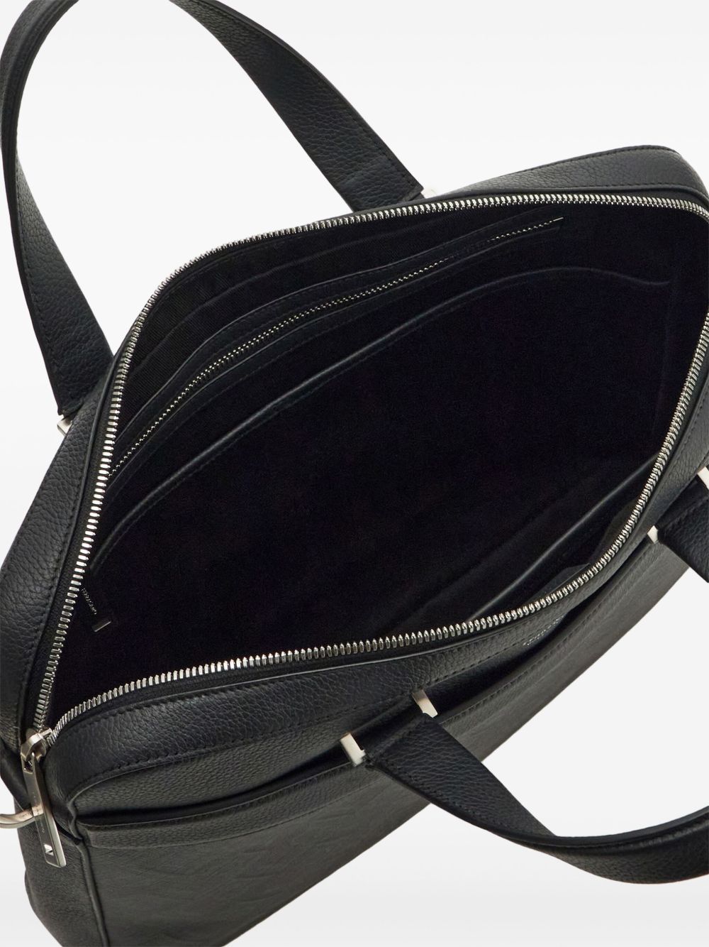 Ferragamo Monogram Business Bag In Black