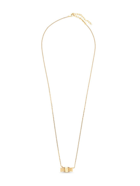 Ferragamo Vara Bow Necklace in Gold