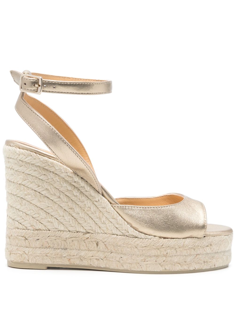 Castaner Espadrille Sandals In Gold