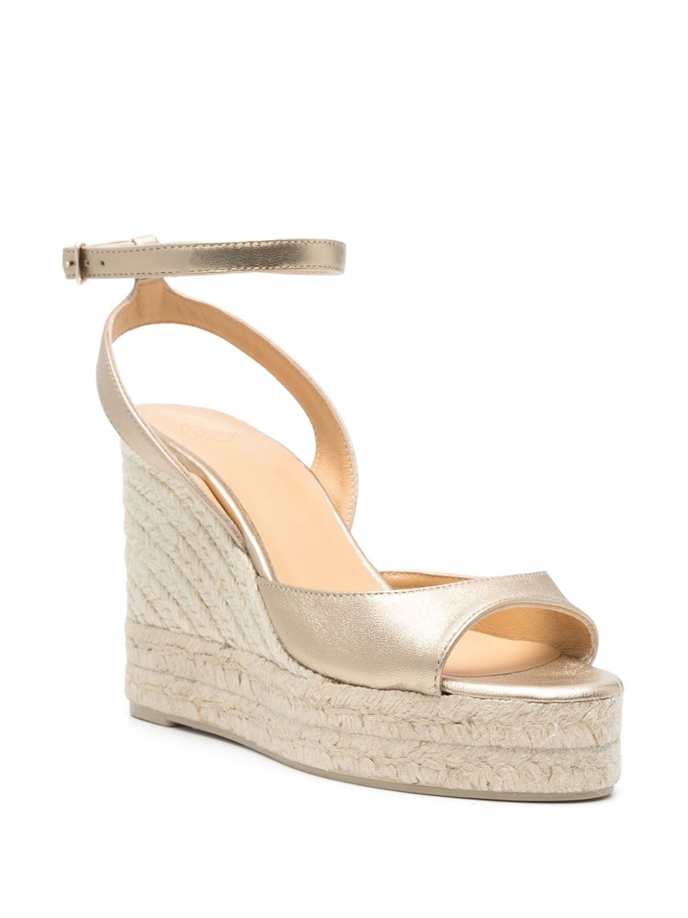 Castaner Espadrille Sandals In Gold