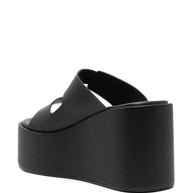 Coperni Platform Slide Sandals In Black