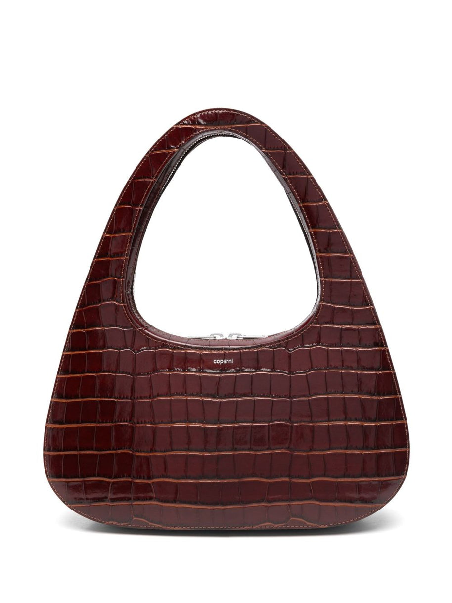 Coperni Swipe Handbag In Brown