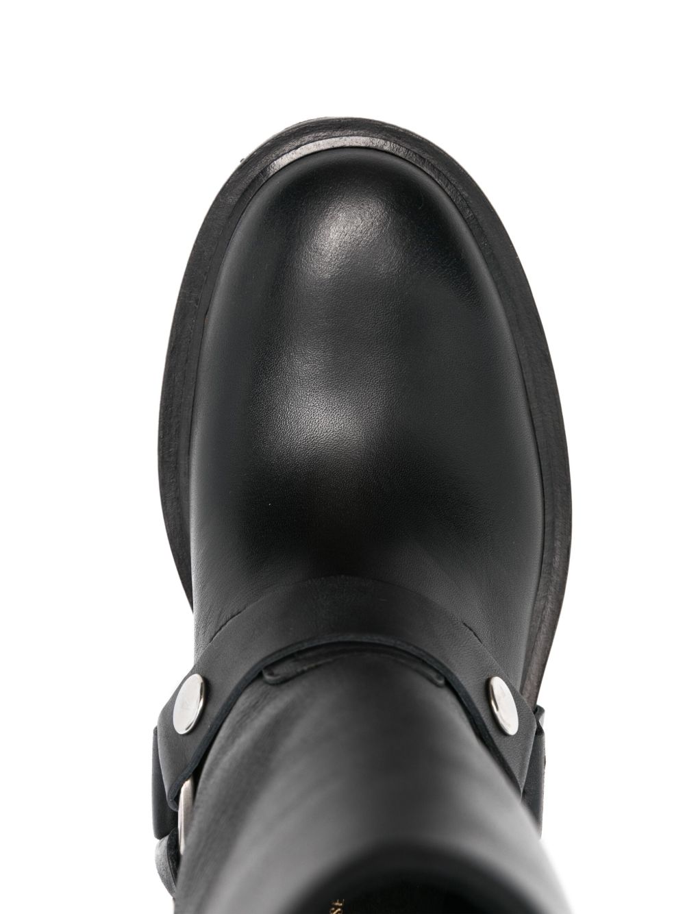 Golden Goose Leather Boots In Black