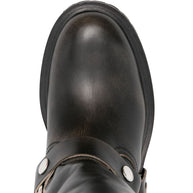 Golden Goose Leather Boots In Black