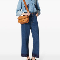 Valentino Garavani Alltime Leather Shoulder Bag
