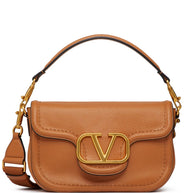 Valentino Garavani Alltime Leather Shoulder Bag