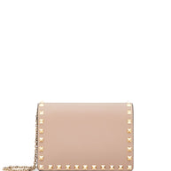 Valentino Garavani Rockstud Leather Mini Bag - Powder