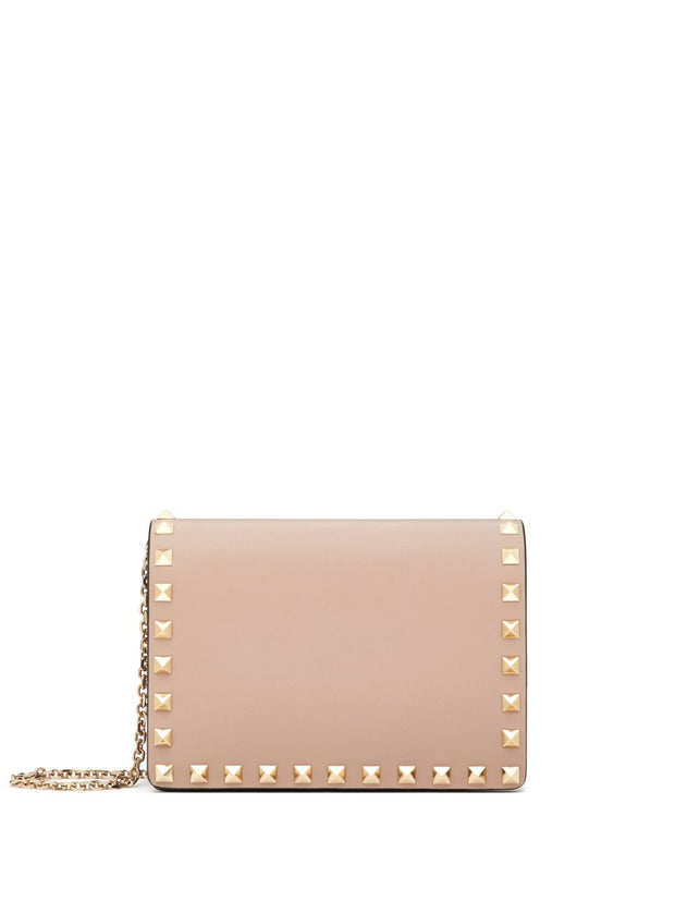 Valentino Garavani Rockstud Leather Mini Bag - Powder