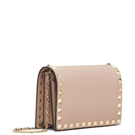 Valentino Garavani Rockstud Leather Mini Bag - Powder