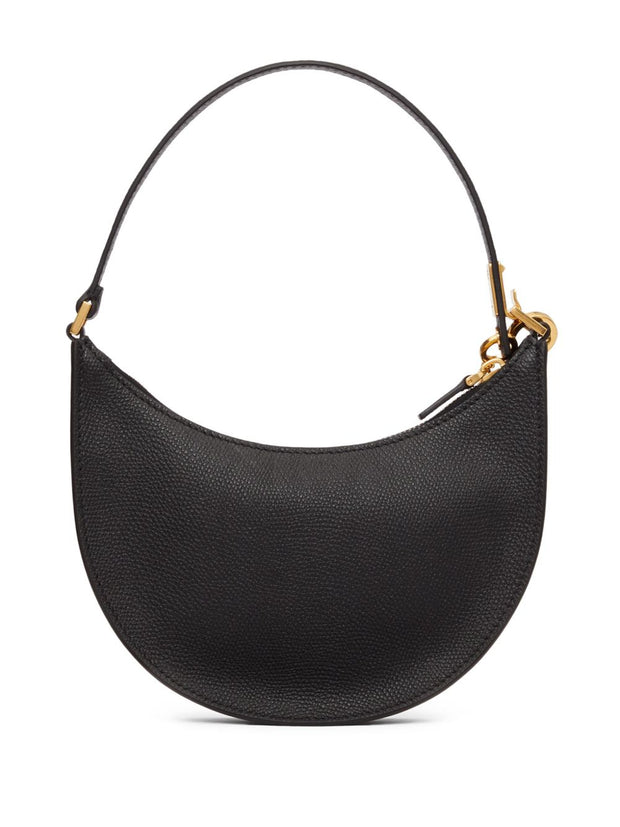 Valentino Garavani VLogo Signature Hobo Mini Bag  - Black