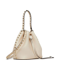 Valentino Garavani Rockstud Bucket Bag In Grainy Calfskin