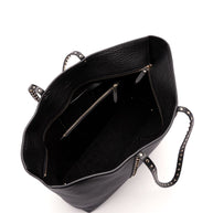 Valentino Garavani Rockstud Leather Medium Tote - Black