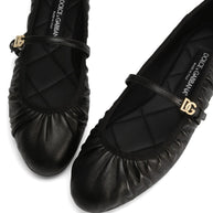 Dolce & Gabbana Nappa Leather Ballet Flats