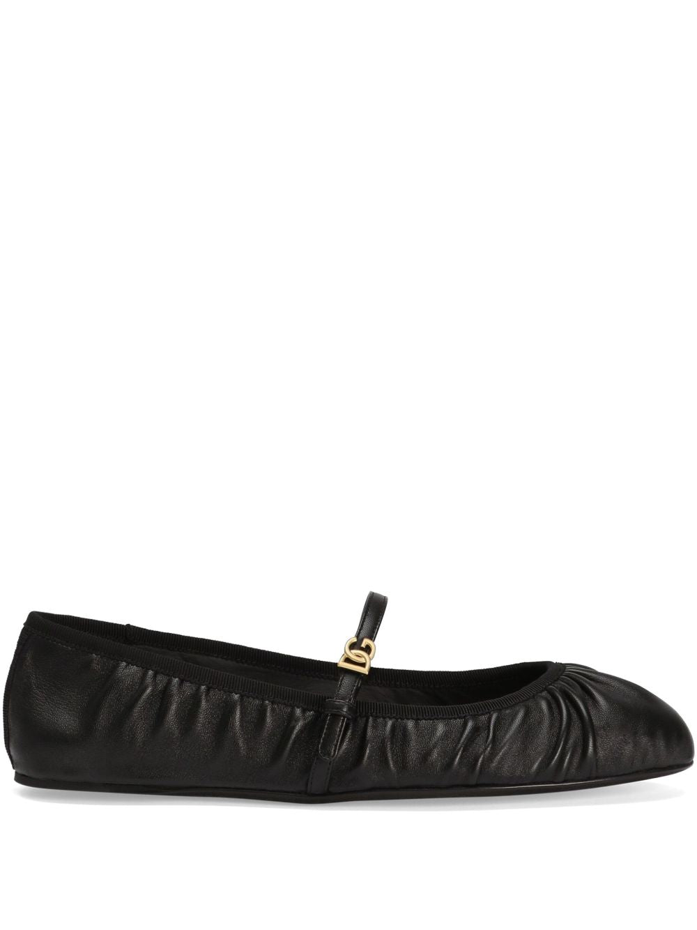 Dolce & Gabbana Nappa Leather Ballet Flats