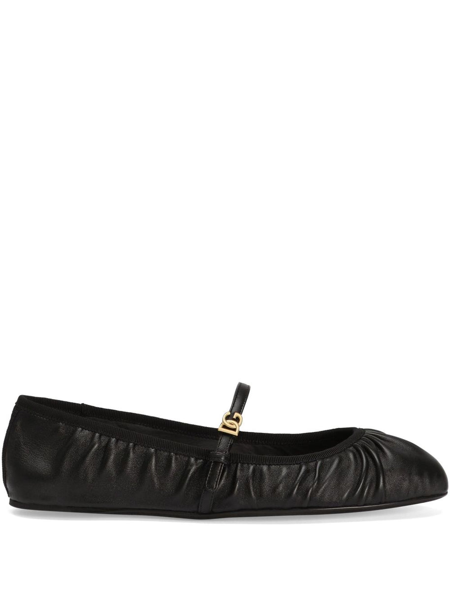 Dolce & Gabbana Nappa Leather Ballet Flats