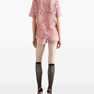 Dolce & Gabbana Lace Top In Powder