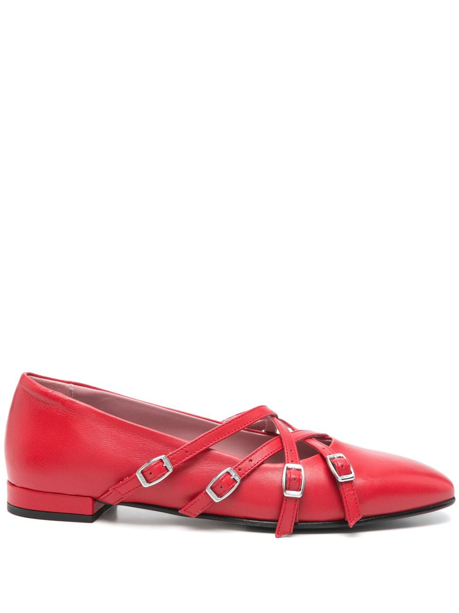 CAREL PARIS Eloise Ballet Flats In Red