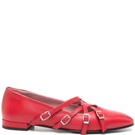 CAREL PARIS Eloise Ballet Flats In Red